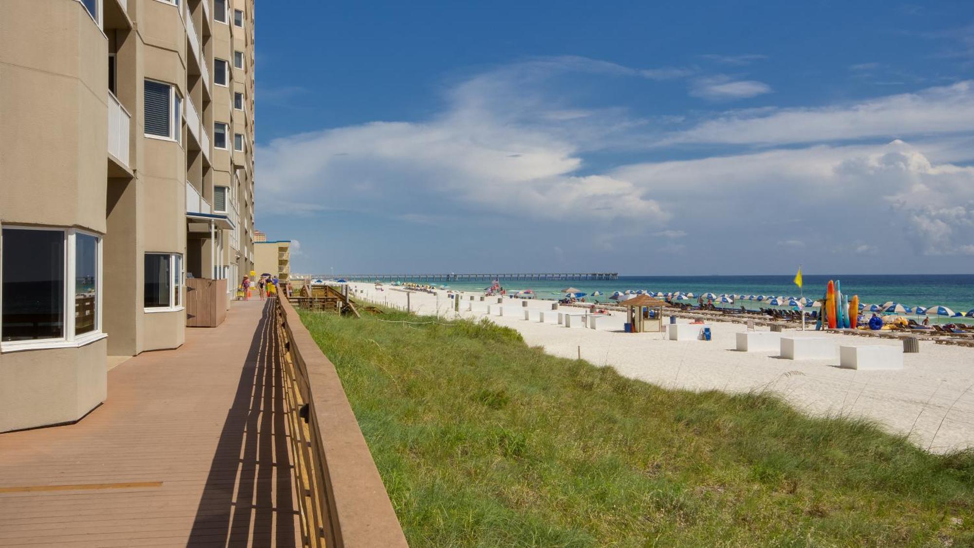 Tidewater Escape: 1Br/2Ba Beachfront Condo, Sleeps 6, Gulf Views & Comfort! Panama City Beach Exterior photo